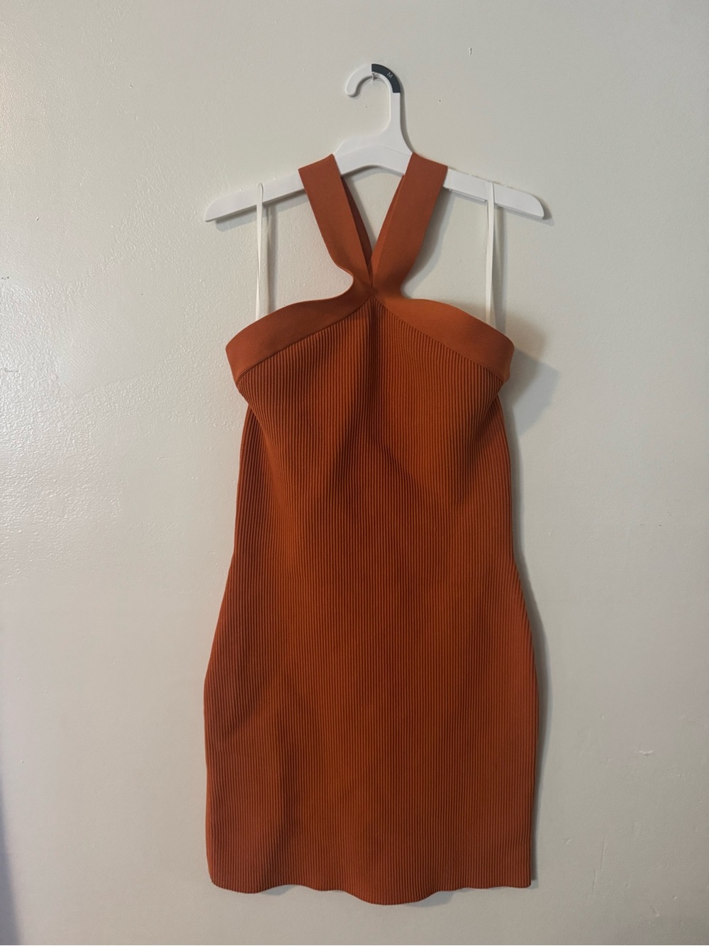 Aritzia Babaton Sculpt Knit Criss-Cross Dress Large